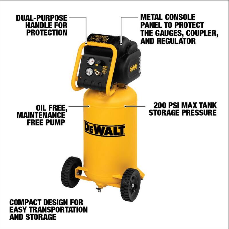 DEWALT 15 Gal. Portable Electric Air Compressor - D55168