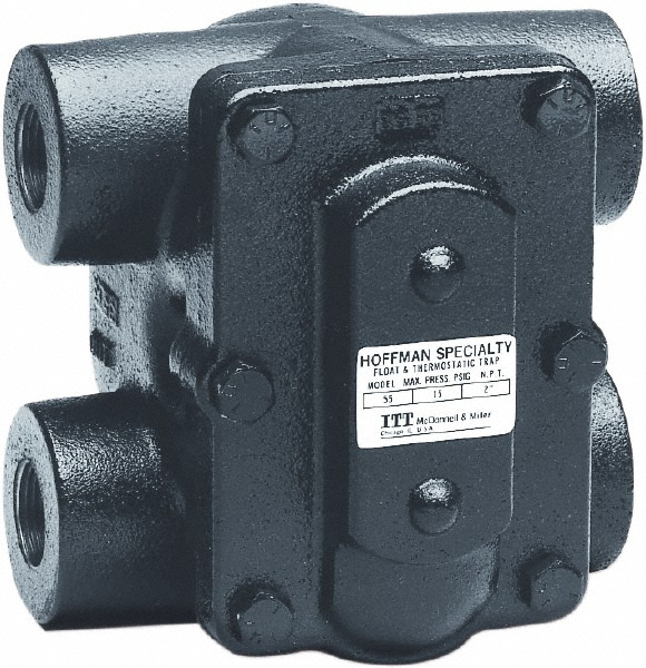 Hoffman Speciality 3/4 Female" Pipe, Cast Iron Float & Thermostatic Steam Trap - 404202