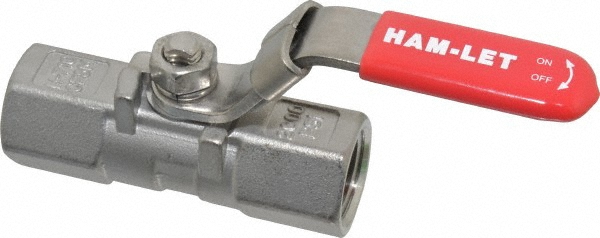Apollo® Manual Ball Valve: 1" Pipe, Full Port, Stainless Steel - 87A20504