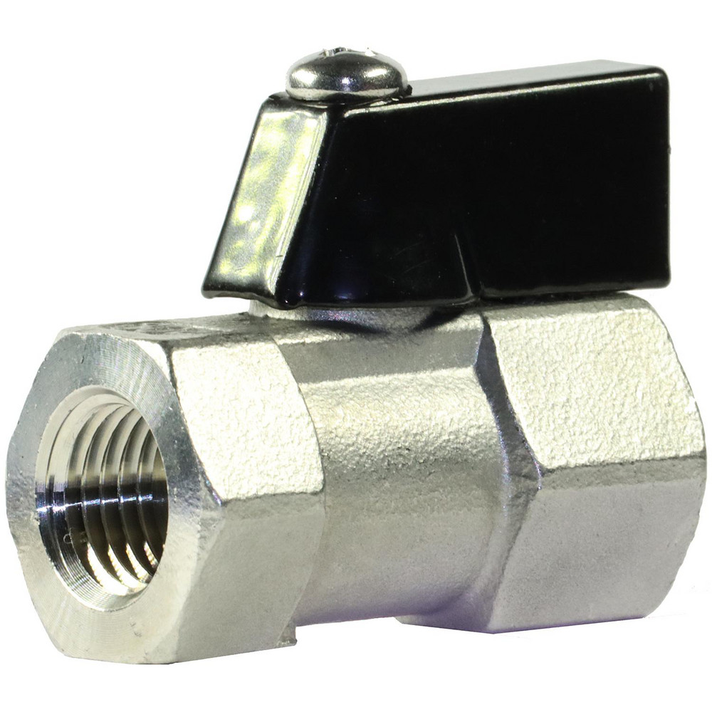 USA Industrials Mini Manual Ball Valve: 1/2" Pipe, Standard Port - ZUSA-VLV-70