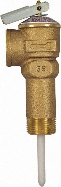 Midwest Control ASME Safety Relief Valve: 3/4" Inlet, 350 CFM, 150 Max psi - 6010DD-150