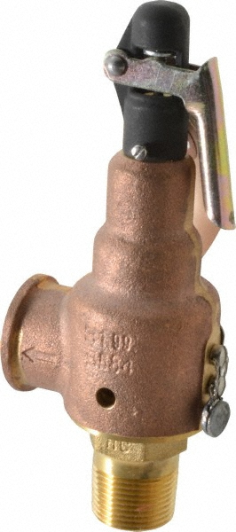 Midwest Control ASME Safety Relief Valve: 3/4" Inlet, 350 CFM, 150 Max psi - 6010DD-150