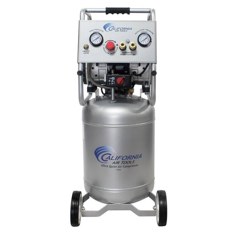 California Air Tools 10 Gal. 2.0 HP Ultra Quiet and Oil-Free Electric Air Compressor - 10020C