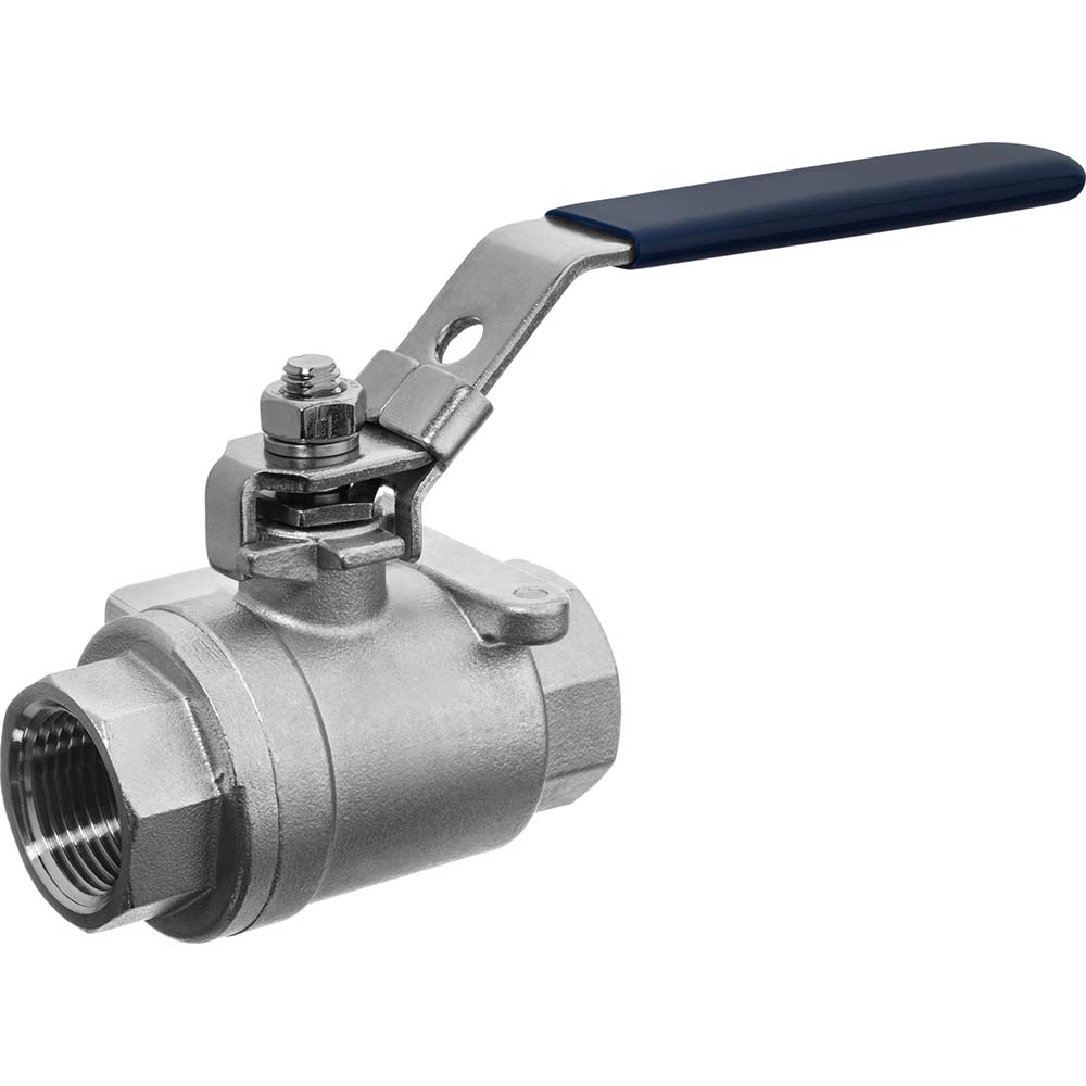 USA Industrials Threaded Manual Ball Valve: 1/4" Pipe, Full Port - ZUSA-VLV-52