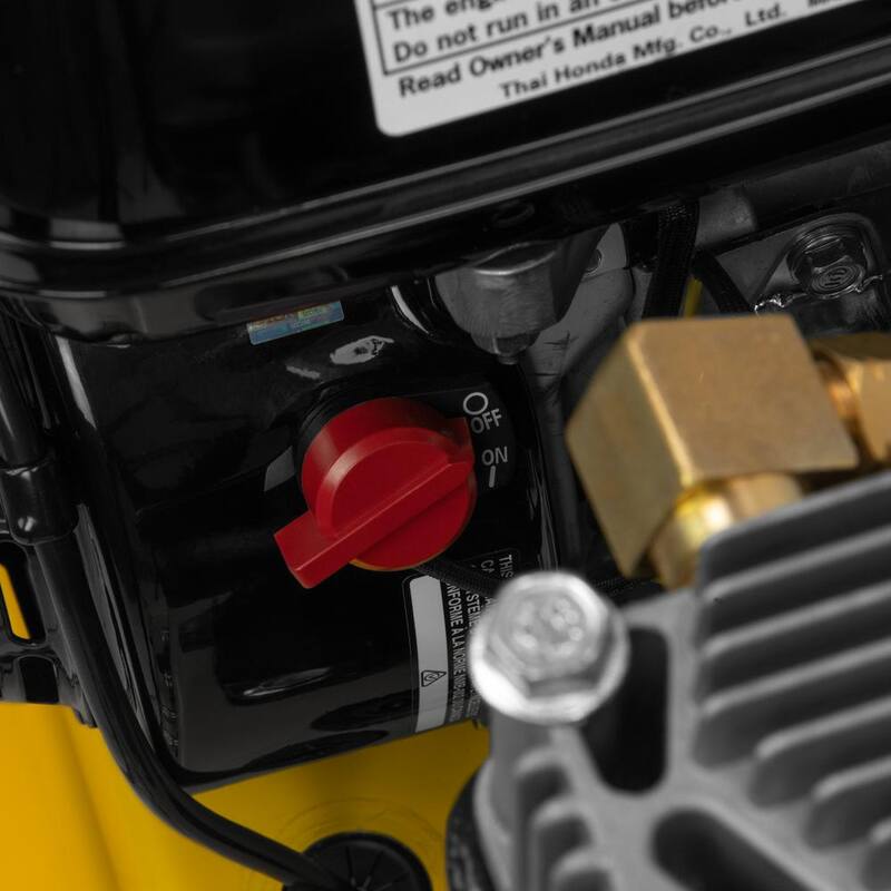DEWALT 8 Gal. 175 PSI Honda GX160 Gas Powered Wheelbarrow Air Compressor - DXCM081