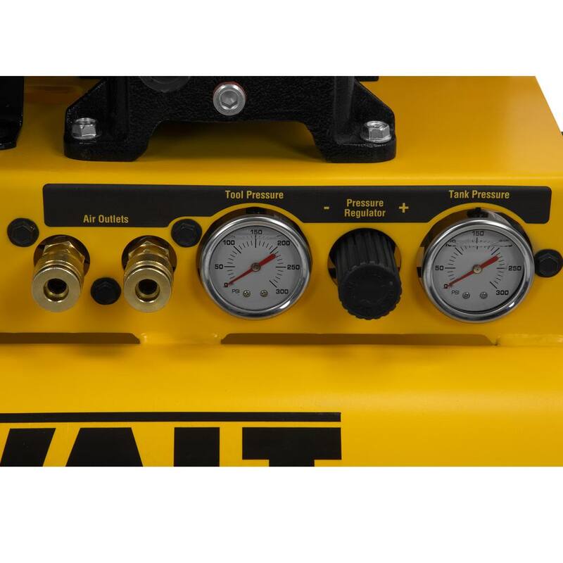 DEWALT 8 Gal. 175 PSI Honda GX160 Gas Powered Wheelbarrow Air Compressor - DXCM081