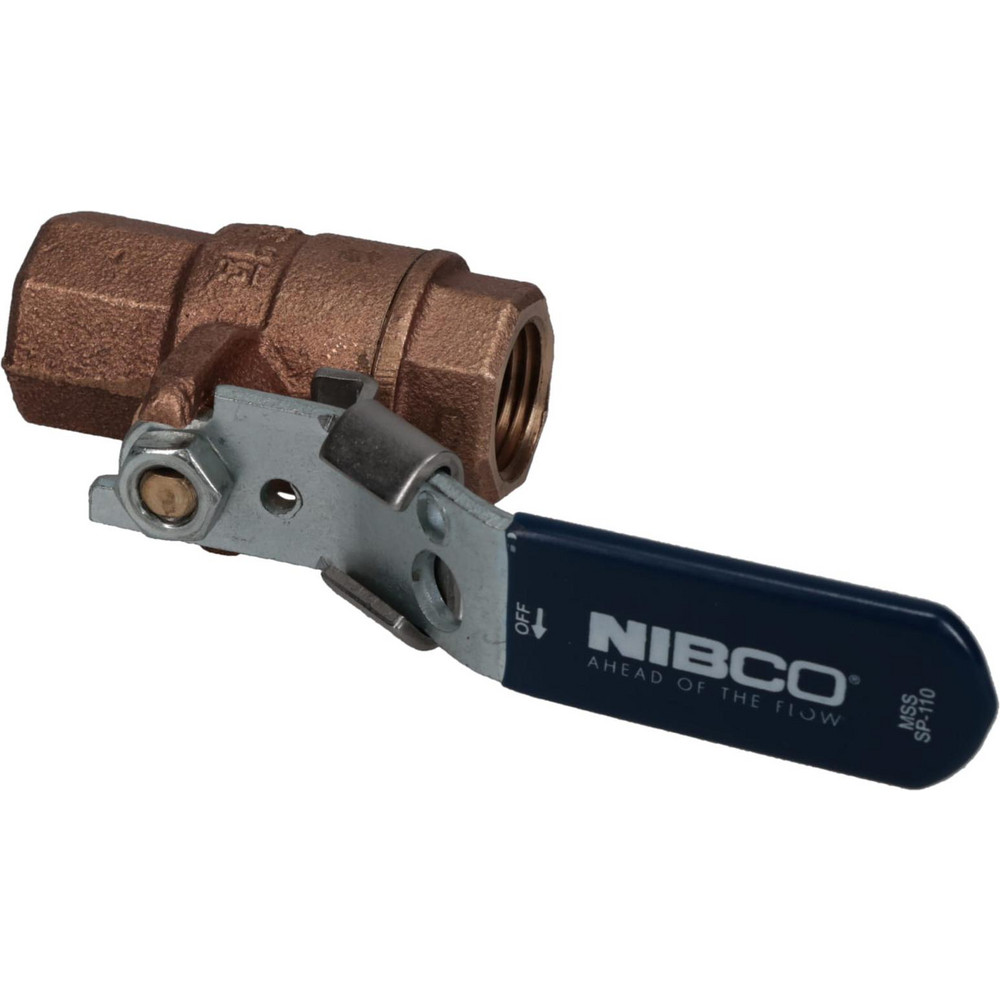 NIBCO Standard Manual Ball Valve: 3/4" Pipe, Full Port - WL95A08
