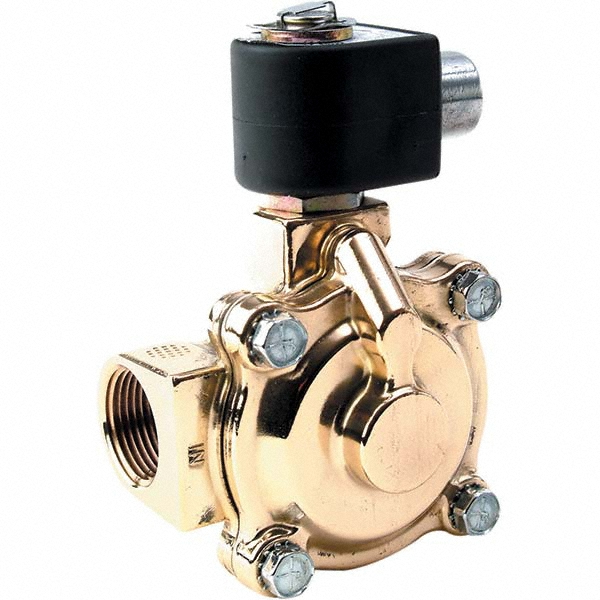 Parker Solenoid Valve: 3/8" Port, NPT - 06FS3C2340ACF4C05