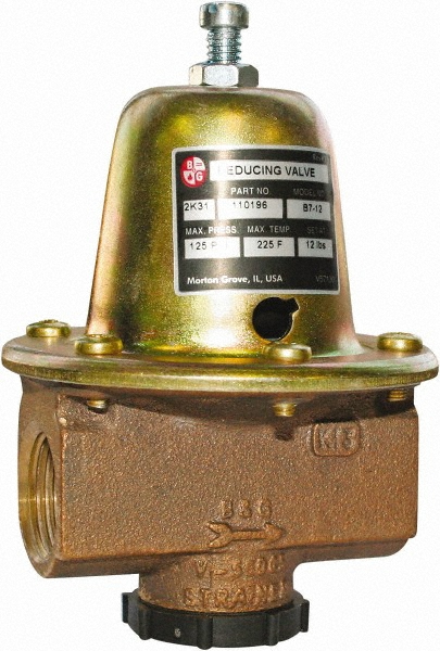 Bell & Gossett Reducing Valve Relief Valve: 3/4" Inlet, 125 Max psi - 110196LF