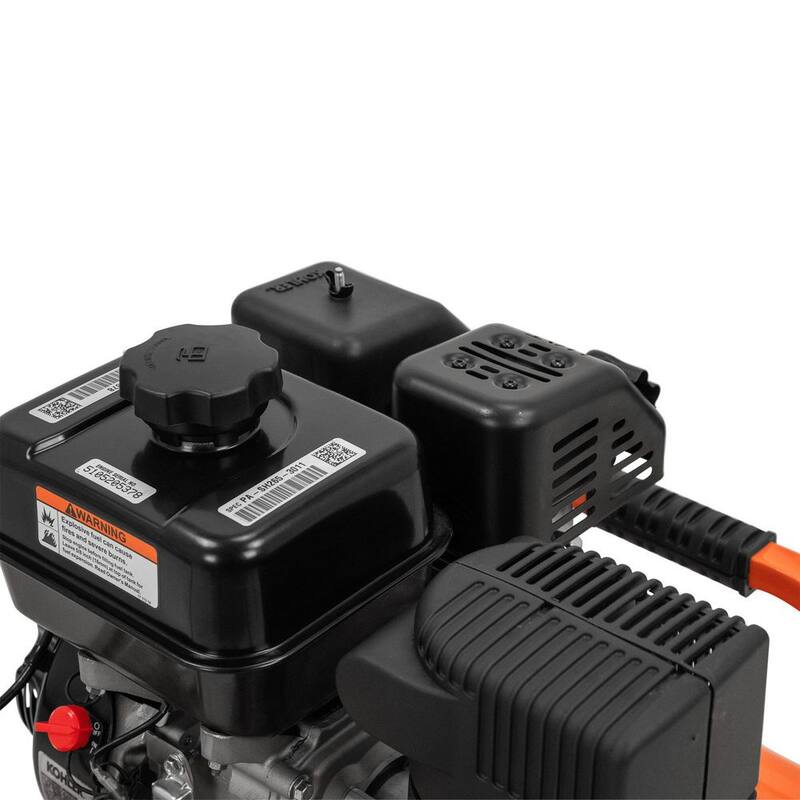 Industrial Air 4 Gal. 155 PSI Kohler Gas Powered Oil Free Portable Air Compressor - CTA6590412
