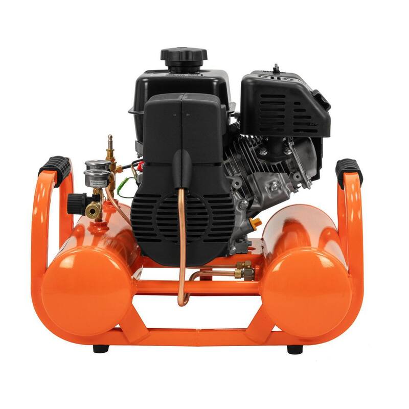 Industrial Air 4 Gal. 155 PSI Kohler Gas Powered Oil Free Portable Air Compressor - CTA6590412