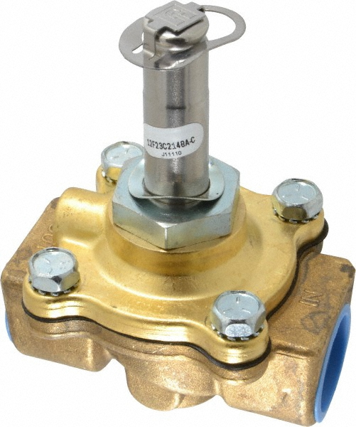 Parker Solenoid Valve: 2-Way, 3/8" Port - 06F22C2140AAF4C01