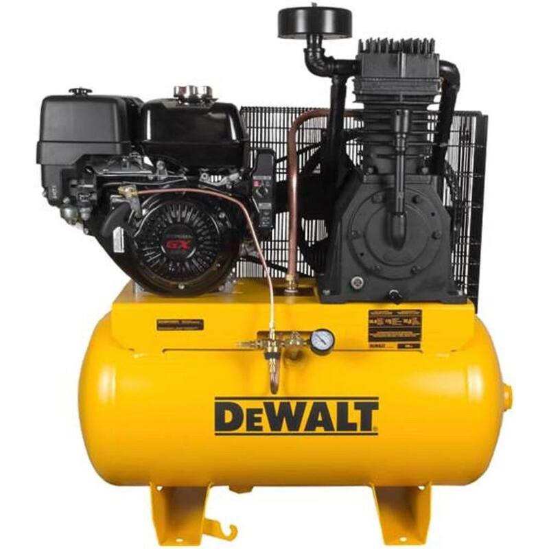 DEWALT 30 Gal. 2-Stage Portable Gas-Powered Truck Mount Air Compressor - DXCMH1393075