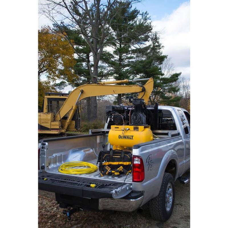 DEWALT 30 Gal. 2-Stage Portable Gas-Powered Truck Mount Air Compressor - DXCMH1393075