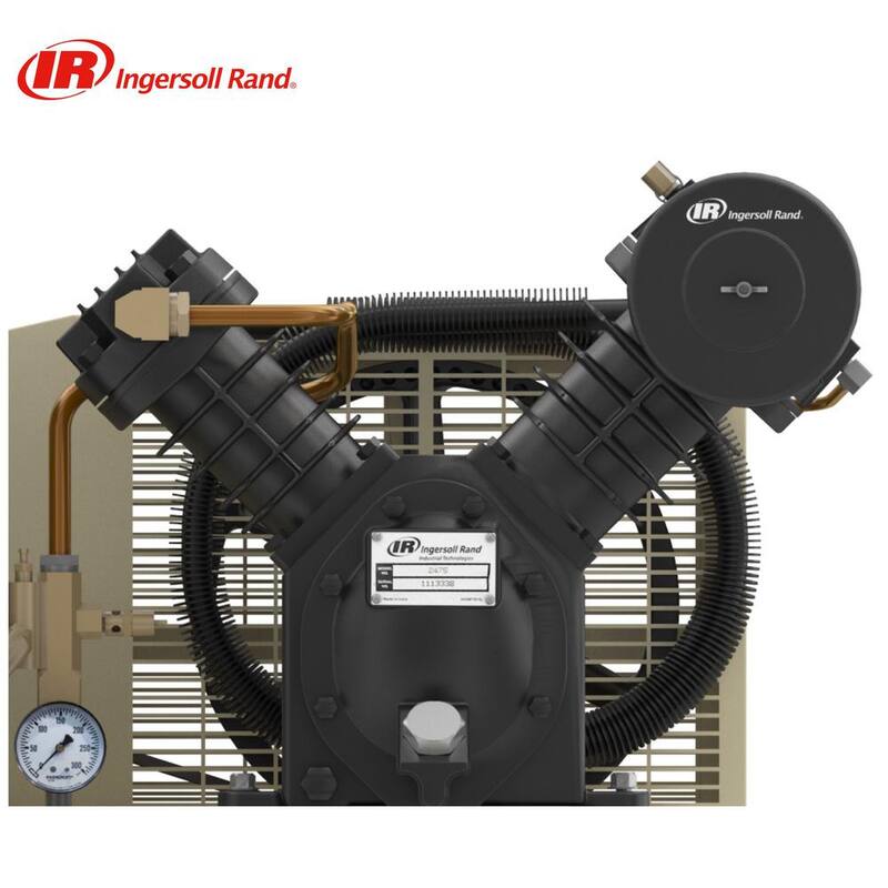 Ingersoll Rand Type 30 Reciprocating 30 Gal. 175 Max PSI, 14 HP Kohler Gas Truck Mount Air Compressor - 2475F14G