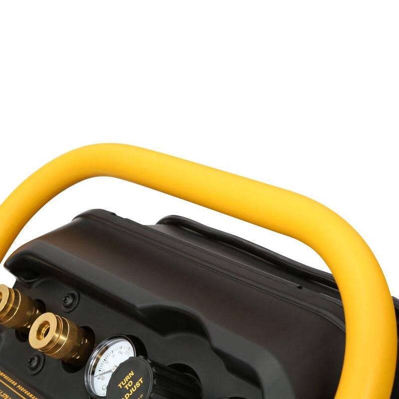DEWALT 2.5 Gal. Portable Electric Heavy Duty 200 PSI Quiet Air Compressor - DWFP55130