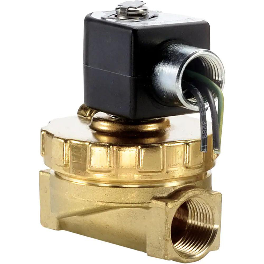 Parker Solenoid Valve: 2-Way, 3/8" Port, NPT - 06FS5C2432ACH4C05