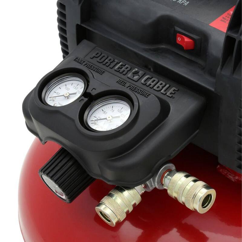 Porter-Cable 6 Gal. 150 PSI Portable Electric Air Compressor Kit - C2002-WK