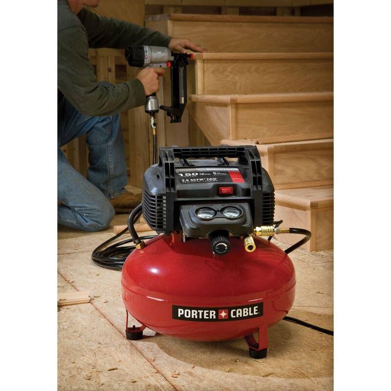 Porter-Cable 6 Gal. 150 PSI Portable Electric Air Compressor Kit - C2002-WK
