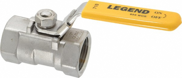 Ham-Let Swing-Out Manual Ball Valve: 1" Pipe, Standard Port - 3200440