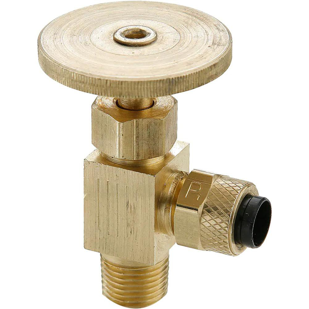 Value Collection Needle Valve: Angled, 1" Pipe, Stainless Steel Body - NVA9023