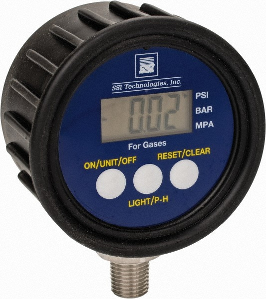 Parker Needle Valve: Round Handle, Straight, 1/4" Pipe, Compression End, Brass Body, Polytetrafluoroethylene Seal - 4A-V4LN-B
