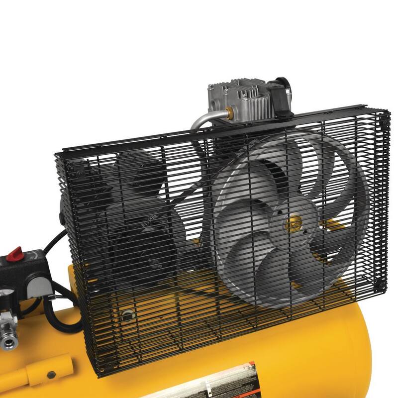 DEWALT 20 Gal. 200 PSI Oil Lubed Belt Drive Portable Horizontal Electric Air Compressor - DXCM201
