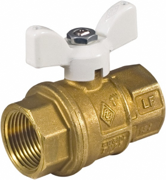 BONOMI Full Port Bi-Directional Manual Ball Valve: 1/4" Pipe, Full Port - 172N LF-1/4