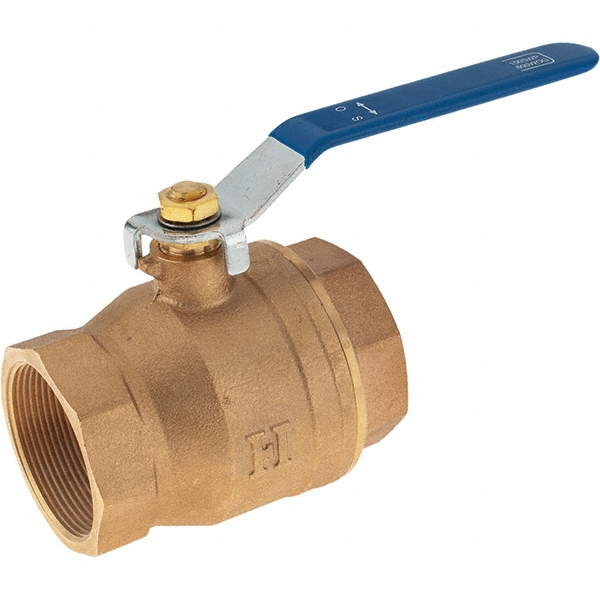NIBCO Standard Manual Ball Valve: 2" Pipe, Full Port - NJ83H5D