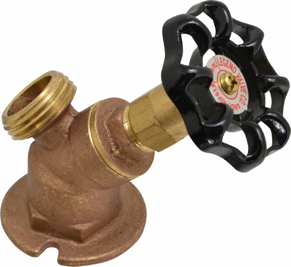 Legend Valve 3/4" Pipe, Chrome Plated Brass Sillcock - 107-408