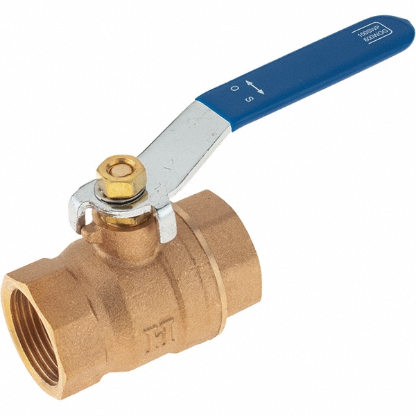 BONOMI Full Port Bi-Directional Manual Ball Valve: 1" Pipe, Full Port - 172N LF-1
