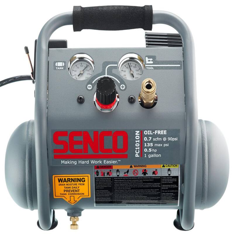 Senco 1 Gal. 1/2 HP Portable Pancake Electric Air Compressor - PC1010N