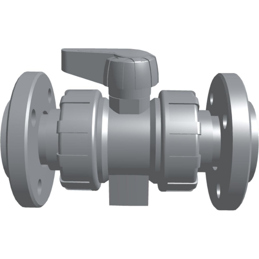 Simtech True Union Manual Ball Valve: 1-1/2" Pipe, Full Port - TBS 402 6 015
