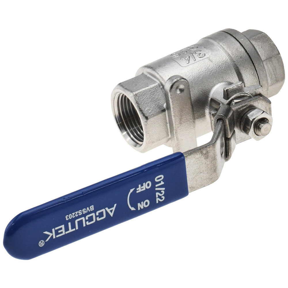 Value Collection Manual Ball Valve: 3/4" Pipe, Full Port - 6Q218Q20