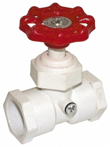 Legend Valve 3/4" Pipe, 100 psi WOG Rating, PVC, Stop Valve - 202-534