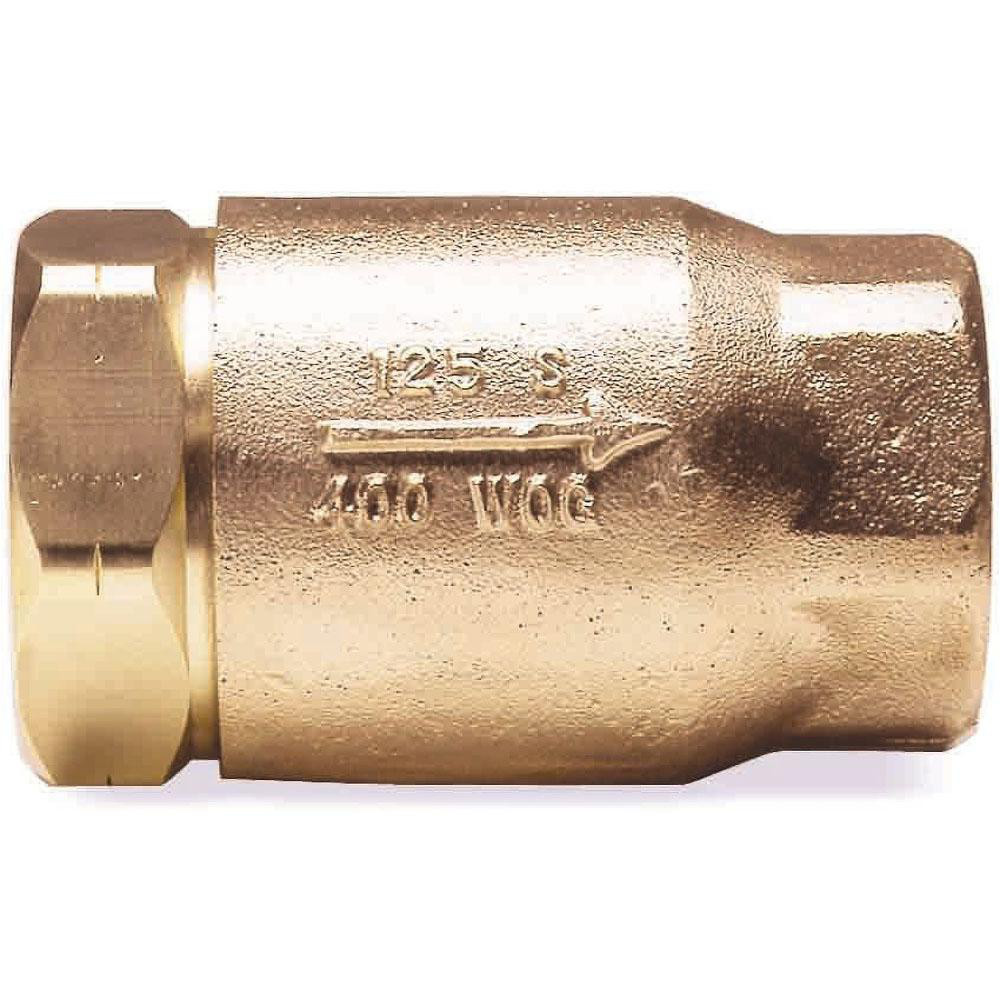 Apollo® Check Valve: 1-1/4" Pipe, 400 psi WOG, 125 psi WSP, Bronze - 6120601