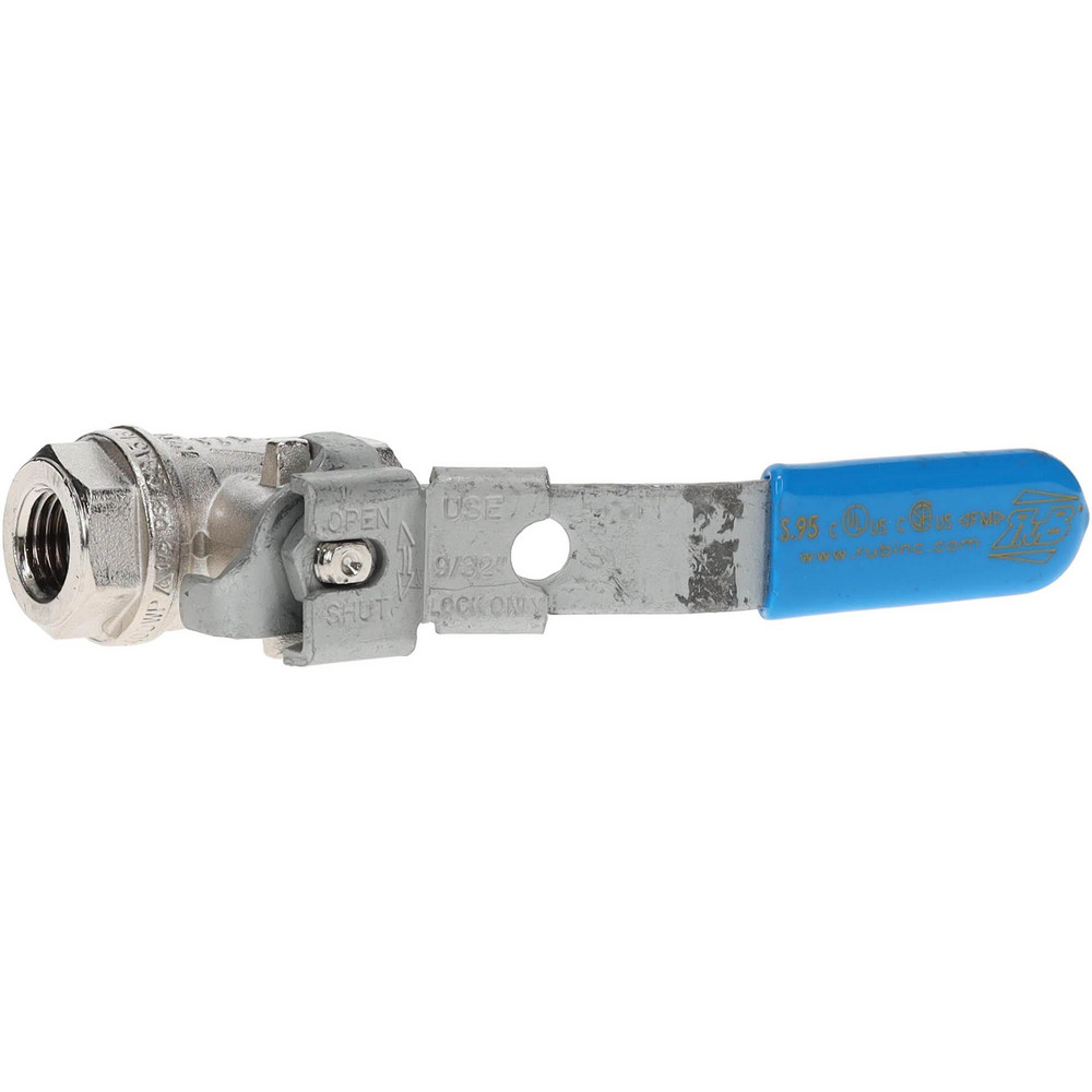 Value Collection 1-Way Manual Ball Valve: 1/4" Pipe, Full Port - S95B45N