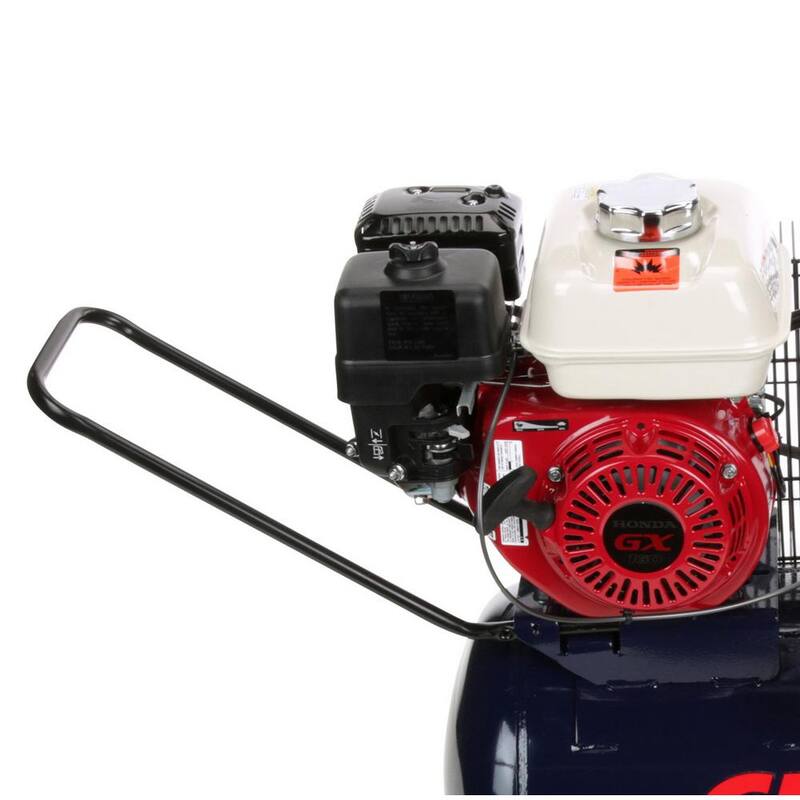 Campbell Hausfeld 20 Gal. Horizontal Gas Single-Stage 10.2 CFM GX160 Honda Portable Air Compressor - VT6171
