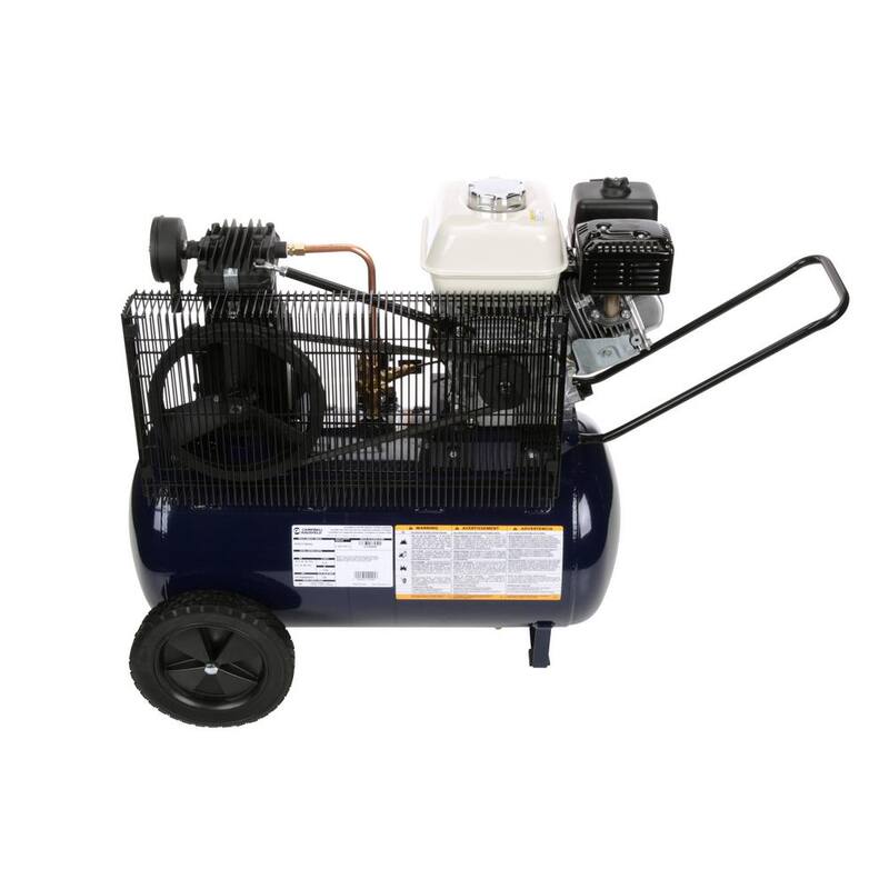 Campbell Hausfeld 20 Gal. Horizontal Gas Single-Stage 10.2 CFM GX160 Honda Portable Air Compressor - VT6171