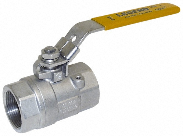 Legend Valve Standard Manual Ball Valve: 1-1/4" Pipe, Large Port - 113-216