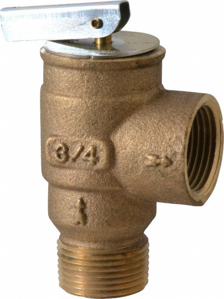 Conbraco ASME Low Pressure Steam Heating Relief Valve: 3/4" Inlet, 10 Max psi - 13-511-B10