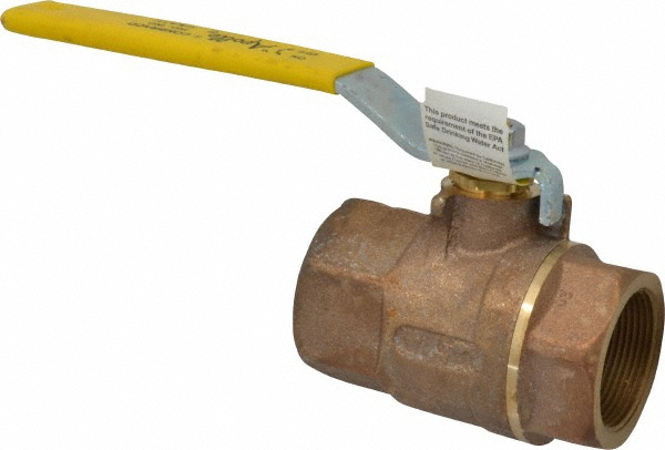 NIBCO Standard Manual Ball Valve: 2" Pipe, Full Port - NJ8700D