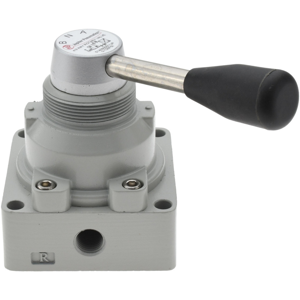 Brennan Needle Valve: Straight, 1/4" Pipe, NPT End, Stainless Steel Body, Polytetrafluoroethylene Seal - NVN-2009-SS