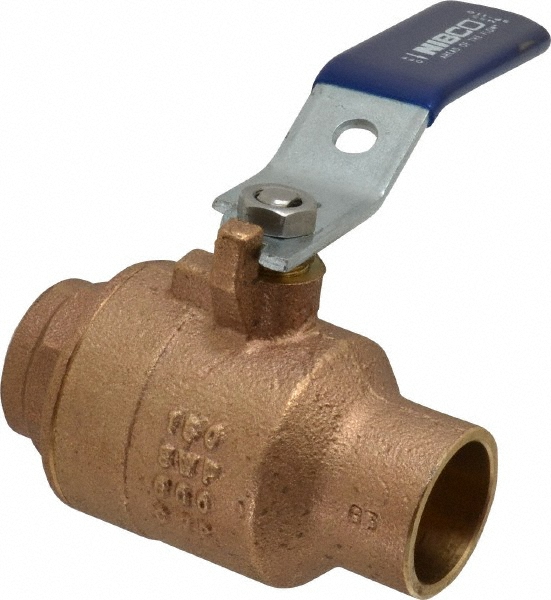 NIBCO Standard Manual Ball Valve: 1" Pipe, Full Port - NJ83H0A