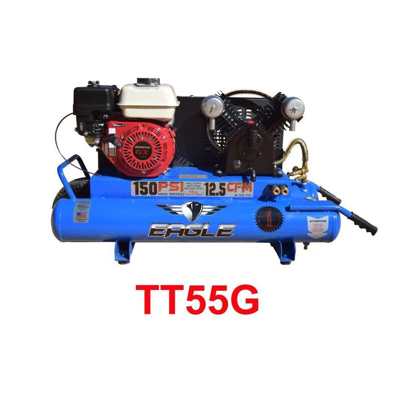 Eagle Wheelbarrow Honda GX-160 10 Gal. 5.5 HP Gas Engine - TT55G