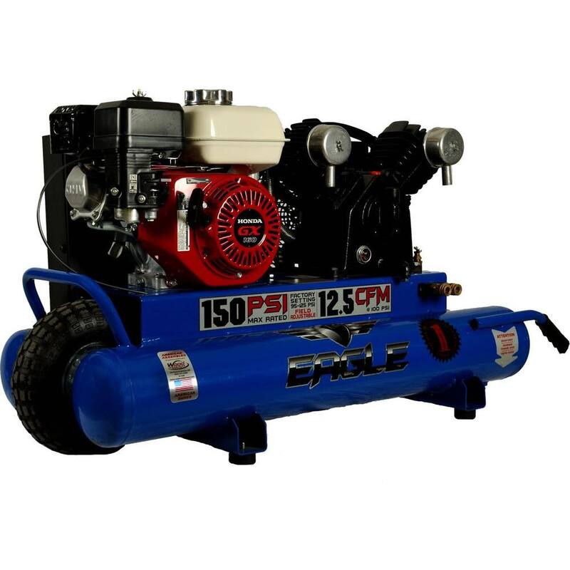 Eagle Wheelbarrow Honda GX-160 10 Gal. 5.5 HP Gas Engine - TT55G