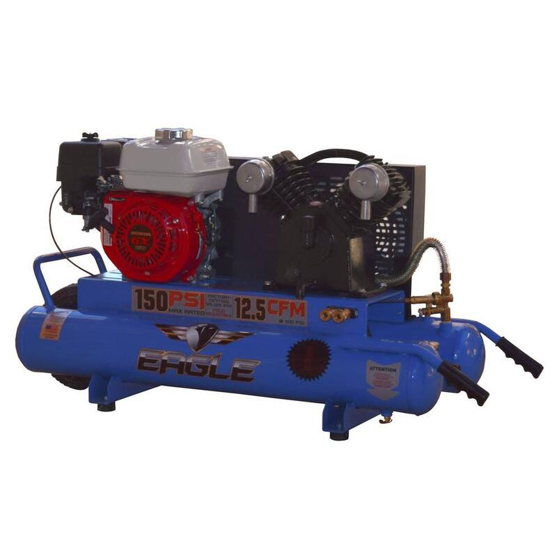 Eagle Wheelbarrow Honda GX-160 10 Gal. 5.5 HP Gas Engine - TT55G