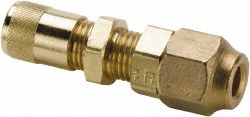 Parker 500 Max psi, 1/4 Tube OD, Flare Swivel Nut Connector Access Valve - AVUS4D-4