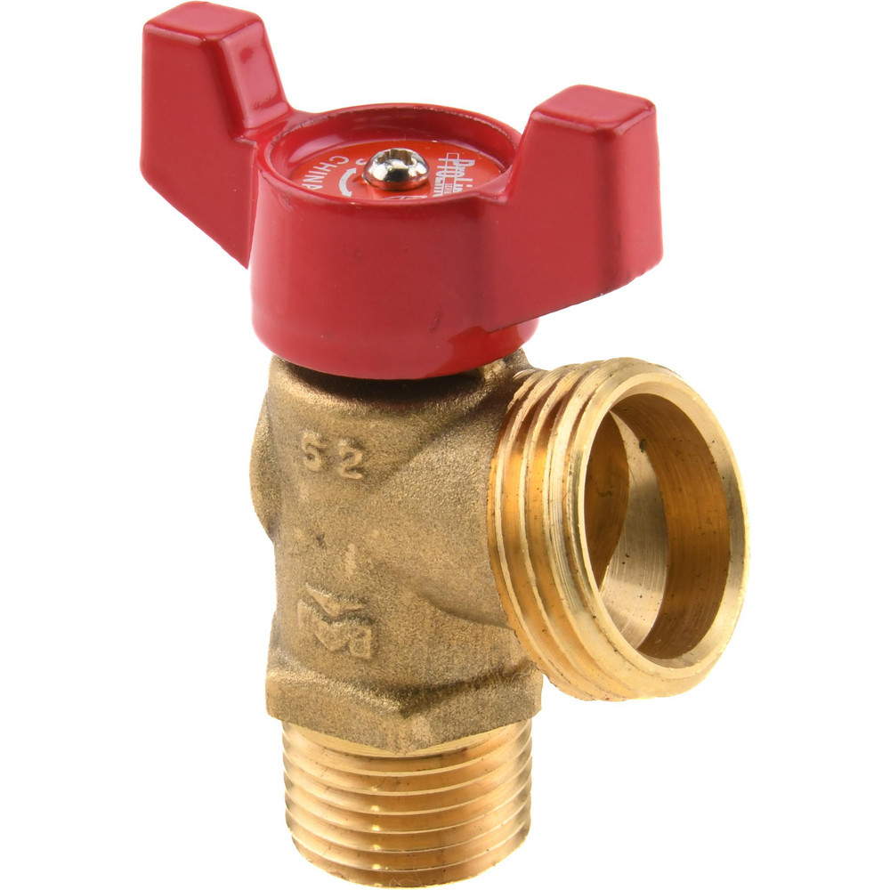 Conbraco 1/2" Pipe, Bronze, MNPT x GHT End Connection, Boiler Drain Valve - 31-501-04