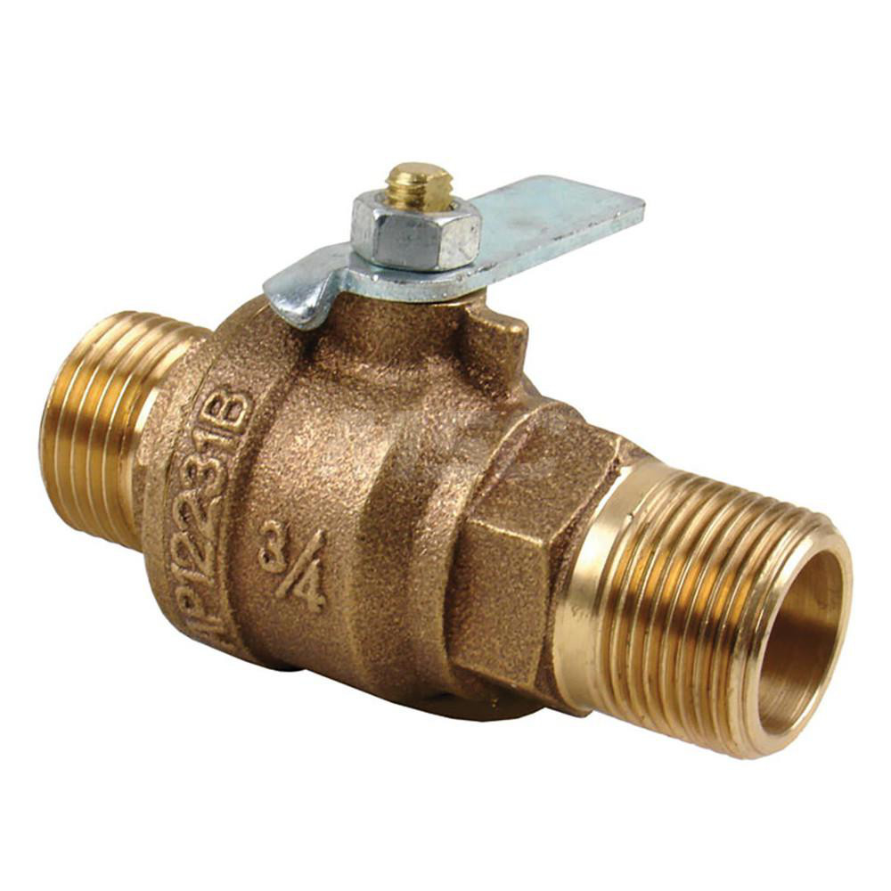 Conbraco 1/2" Pipe, Bronze, MNPT x GHT End Connection, Boiler Drain Valve - 31-501-04